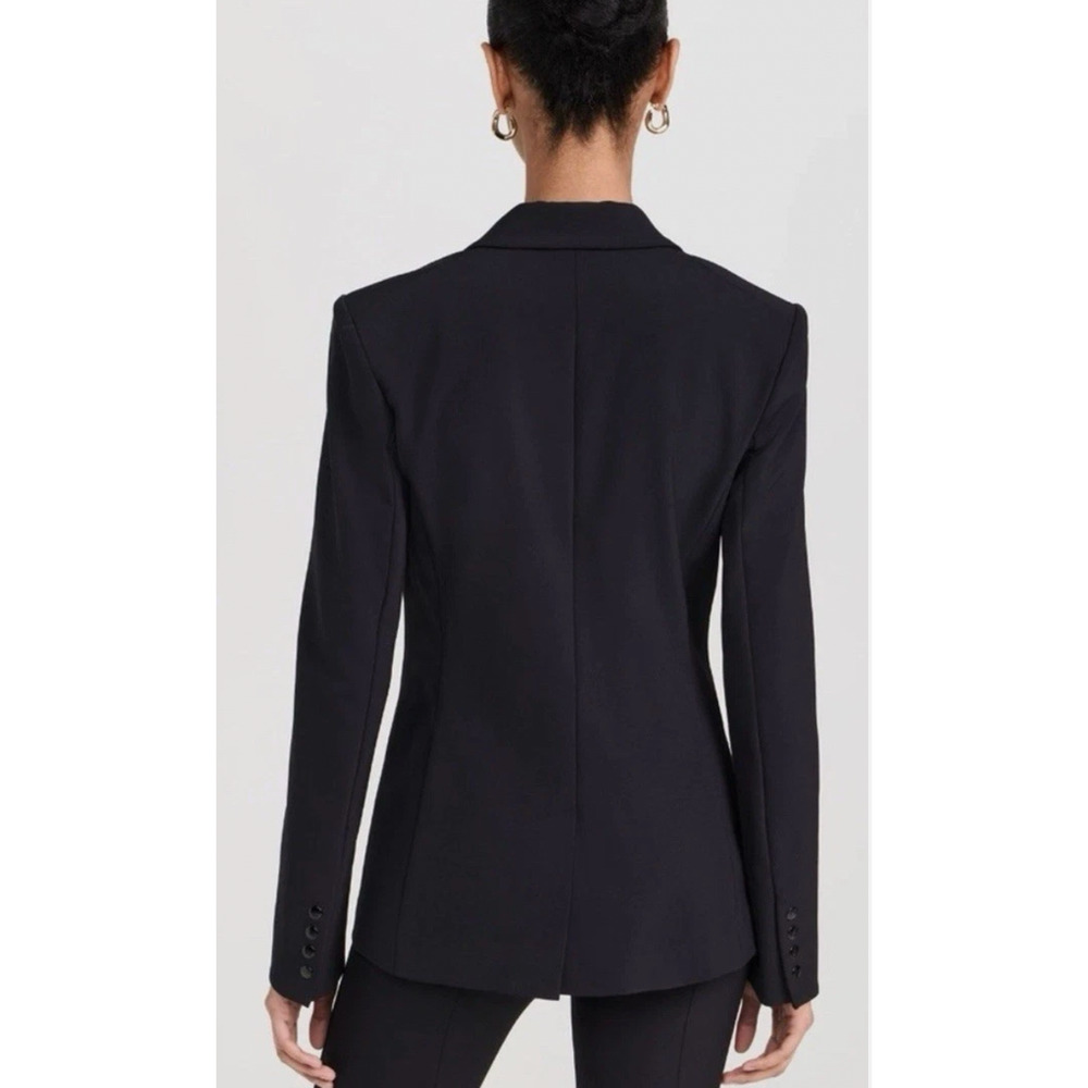 Veronica Beard Iconic Scuba Dickey Jacket Bi Stretch Blazer $645 Black NWT 8 - Picture 6 of 11
